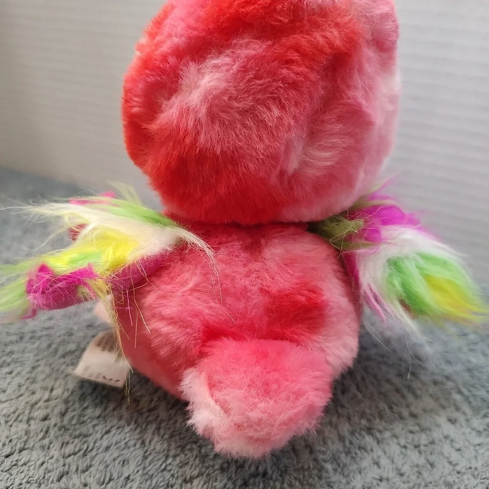 Pink Flamingo Chirping Plush‎ Toy Big Eyes Shiny Beak Feet